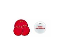 Evans Pack peaux EPP-HRUV1-S – Hydraulic rouges 12'', 13'', 16'' et UV1 sablée 14''
