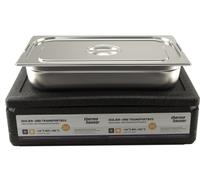 EPP Thermohauser cool box boîte chauffante boîte de transport incl. GN 1/1 100mm + coperchio con maniglie a caduta