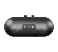 eppfun Kit Mains Libres Bluetooth 5.4 Haut-Parleur Micro Intégré, Enceinte Voiture Brise-Soleil avec iOS Siri & Assistanti
