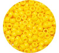 Eppingwin Assortiment de Perles (1 000 Perles Poney - Jaune Uni)