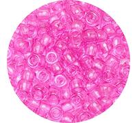 Eppingwin Assortiment de Perles (1 000 Perles Poney-Rose Transparent)