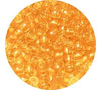 Eppingwin Assortiment de Perles (1000 Perles Poney - Jaune Transparent)