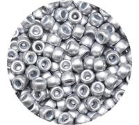 Eppingwin Assortiment de perles et de perles (1 000 perles poney - argent uni)