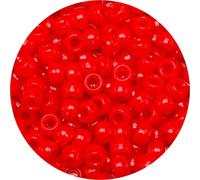 Eppingwin Perles et assortiments de perles (1000 perles poney - rouge unie)..