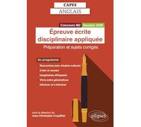 Epreuve écrite disciplinaire appliquée: Préparation et sujets corrigés Concours M2