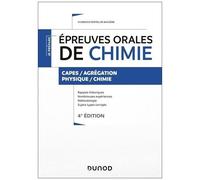 Epreuve Orale De Chimie - Capes/Agrégation Physique/Chimie