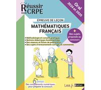 Epreuve orale Leçon - Compil Maths Français - CRPE 2024 et 2025 - Daniel Motteau - Nathan - broché - Scolaire / Universitaire