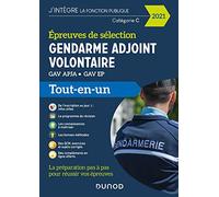 Epreuves de sélection Gendarme adjoint volontaire 2021 - GAV APJA - GAV EP: GAV APJA - GAV EP (2021)