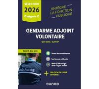 Epreuves de sélection Gendarme adjoint volontaire 2026: GAV APJA - GAV EP