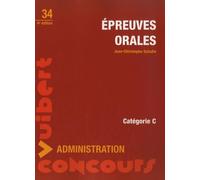 Epreuves orales: Catégorie C