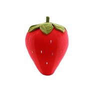 EPRHAY 22cm Rouge Rose Jouets de Fraise en Peluche,Créative Fruit Poupée Peluche,Décoratifs Animé Coussins de Canapé,Mignon en Forme De Fraise Oreiller Enfants Faveurs d'anniversaire (Rose)