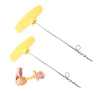 EPRHAY Couteau à Spirales pour Légumes et Fruits et Légumes, Couteau à Spirales Pommes de Terre Carotte Concombre Hachoir à Salade Hélicoptère Manuel à Vis Spirale 2 pcs