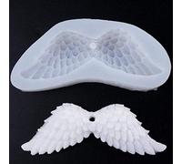 EPRHAY Moule en silicone en forme d'ailes d'ange pour la fabrication de pendentifs, boucles d'oreilles, colliers