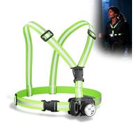 EPROICKS Lampe de Course, Lampe de Poitrine de 550 Lumens, 6 Modes, Réglable à 90°, Chargement USB, étanche IPX4, Adaptée au Jogging, au Camping et aux Sports de Plein Air