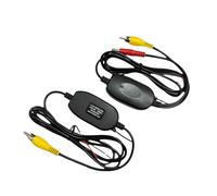 Epronic 2,4 GHz RCA Émetteur & Récepteur Kit sans Fil pour Caméra de Recul de Voiture Moniteur Caméra de Arrière Adaptateur sans Fil pour Voiture 12V RCA Vidéo Transmetteur Récepteur Kit