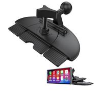 Epronic Support de GPS Voiture Remplaçable Fente CD Support pour Apple Carplay Autoradio Portable 17.2mm Adaptateur Boule Support Téléphone Voiture Adaptateur de Fente CD pour Carplay Écran