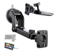 Epronic Support Écran Carplay (2Pcs), Support CD et Ventouse pour Voiture, pour Écran Carplay Android Auto avec Adaptateur Universel 17mm pour Pare-Brise et Tableau de Bord