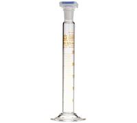 Eprouvette bouchée SILBERBRAND ETERNA 25 ml: 0,5 ml Boro 3.3 bouchon PP NS14/23