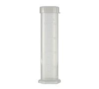 Éprouvette en Plastique 100 ML avec Couvercle - Cylindre de Mesure pour Alcoomètre & Hydromètre - Hermétique - Matériel de Laboratoire