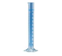 Eprouvette grad. haute BLAUBRAND A, marquage DE-M, 250 ml: 2 ml, grad. bleue, DIN EN ISO 4788, Boro 3.3