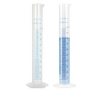 Éprouvette graduée 1000 ml/35 oz, transparente, en plastique avec base antidérapante, idéale pour les projets scientifiques et les fournitures de laboratoire.