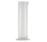 Éprouvette Graduée 500 ML - Cylindre de Mesure pour Hydromètre & Alcoomètre - 3 Échelles (ML, FL.oz., Gal) - Base Pentagonale