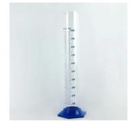 Éprouvette graduée en verre avec échelle 50/100/250/500 ml, base plastique for expériences Équipements de laboratoire