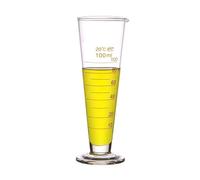 Éprouvette graduée en verre, Bécher de mesure gradué conique en verre borosilicaté laboratoire avec bec 5 ml à 2000 pied(500ml)