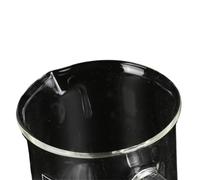 Éprouvette graduée en verre, Bécher en verre de laboratoire avec poignée 50-2000 ml(2000)