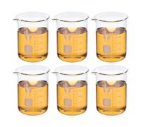 Éprouvette graduée en verre, Bécher gradué en verre borosilicaté capacités multiples dont 250 ml paquet de 2(2 pcs 250ML)