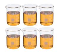 Éprouvette graduée en verre, Bécher gradué en verre borosilicaté capacités multiples dont 250 ml paquet de 2(400ml)