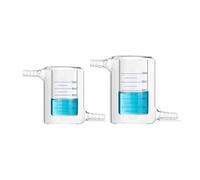 Éprouvette graduée en verre, Béchers en verre borosilicaté de qualité laboratoire, double paroi, graduation, 50 ml à 1 000(100ml)