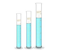 Éprouvette graduée en verre for expériences de laboratoire de chimie(1000ml 1pcs)