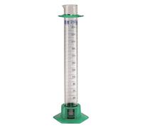 Éprouvette graduée Hirschmann® DURAN®, classe A, gradation bleue, 25:0,5 ml, H 170 mm