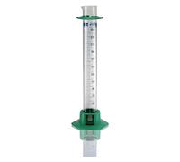 Éprouvette graduée Hirschmann® DURAN, classe A, gradation bleue, 25:0,5 ml, H 170 mm
