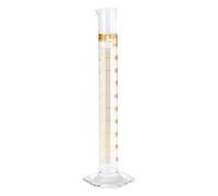 Éprouvette graduée Hirschmann® DURAN, classe A, nuance marron, 25:0,5 ml, H 170 mm