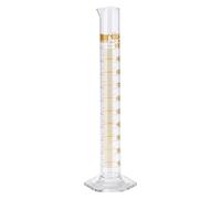 Éprouvette graduée Hirschmann® DURAN®, classe A, qualité marron, 250:2 ml, H 335 mm