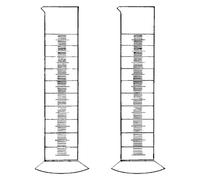 Eprouvette graduée Vitlab®, forme basse, fond rond, PP, 250 ml