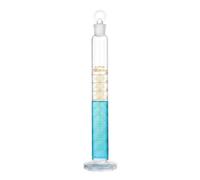 Éprouvette Mélange Graduée Verre Borosilicaté avec Bouchon Tube Labo-100mL