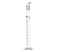 Éprouvette mélangeuse Hirschmann® DURAN, classe A, gradation bleue, 250:2 ml, NS 29/32, H 367 mm