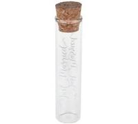 éprouvette verre just married métallisé 10cm - chalayer 000632900100000 Blanc G