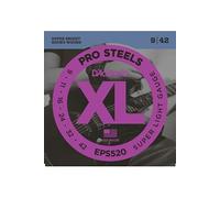 D'Addario – Jeu de cordes pour guitare électrique EPS520 Pro Steels Super Light (.009-.042)