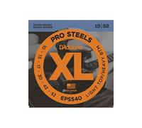 D'Addario Jeu de cordes guitare électrique EPS540 ProSteels aigus légers / graves lourds 10-52