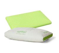 EPSELIA Coussin Oreiller pour lit en Mousse à mémoire de Forme, revêtu en Bambou Bio, modèle saponetta, 70x40 cm, H12, avec Bande périphérique Respirante 3D, Amovible, CertiPUR™ Oeko-TEX®