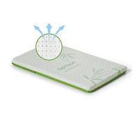 EPSELIA Coussin pour lit d’Enfant en Bambou Bio, Anti-étouffement, Ergonomique, Respirant Tissu Air 3D, 32x52 cm, H4, Amovible, Structure en polyuréthane perforé, CertiPUR™ Oeko-TEX®