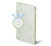EPSELIA Matelas Berceau Next to Me en Bambou Bio, Respirant, Anti-étouffement EN16890:2017, 83x50 cm H8, Compatible Chicco, Kinderkraft, Uno, Lullago, Jane, Baby Cam, Cullami, Brevi, Close to Me