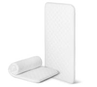 EPSELIA Matelas pour lit d’Enfant roulable et bordé pour Voyage ou Camping, 60x120 cm, H4, Certifié Anti-étouffement EN16890:2017, polyuréthane CertiPUR™ Oeko-TEX®