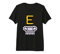 Epsilon - Cinquième Lettre de l'alphabet Grec T-Shirt Haut de Gamme