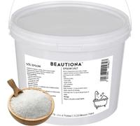 Epsom Sel de bain 1 kg - Sulfate de magnésium pur pour bain complet, bain de pieds et gommage