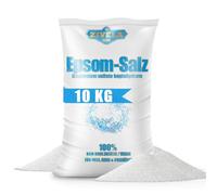 Epsom Sel de bain 10 kg | Sel de bain Epsom 10 kg | Sel d'Epsom sulfate de magnésium | Qualité pharmaceutique - 100 % pur | Sel naturel